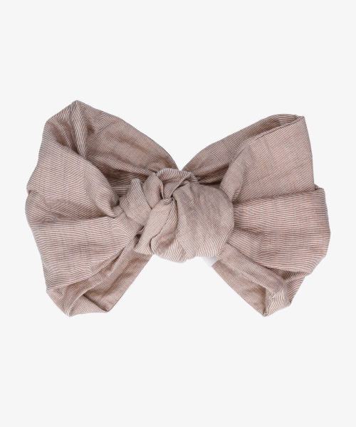 arth（アース）の「【arth】arth Linen Knot Turban（ヘアバンド・レディース・ブラック/ベージュ/オレンジ・FREE）」の5枚目の写真