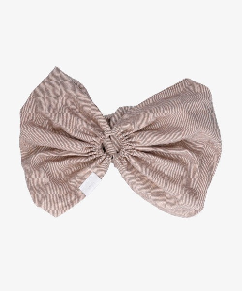 arth（アース）の「【arth】arth Linen Knot Turban（ヘアバンド・レディース・ブラック/ベージュ/オレンジ・FREE）」の6枚目の写真