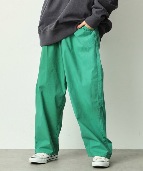 Lee(リー)の「【大好評販売中!】【ワンサイズでXS~XXLまでカバーするユニセックス】Lee/リー FLeeasy フリージー ワイド カラー 楽イージーパンツ(その他パンツ・メンズ・ブラック/ベージュ/アーミー/インディゴブルー/ライトインディゴブルー/レッド/グリーン/ブルー/イエロー/ピンク/パープル/ブルー系その他/アイボリー/ワンウォッシュ/ダークベージュ/ストライプ/ホワイト/オレンジ/サックスブルー/ブラック系その他/ベージュ系その他/ブルー系その他2/レッド系その他/オレンジ系その他/パープル系その他/グリーン系その他/ホワイト系その他/イエロー系その他/オリーブ/マスタード/ブラック系その他2/ベージュ系その他2/グリーン系その他2/ダークグリーン/パープル系その他3/ピンク系その他/カーキ・フリー/FREE)」の14枚目の写真