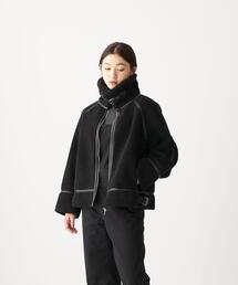 CITEN | ＜CITEN（シテン）＞ リバーシブル ボア フライト ジャケット(その他アウター)