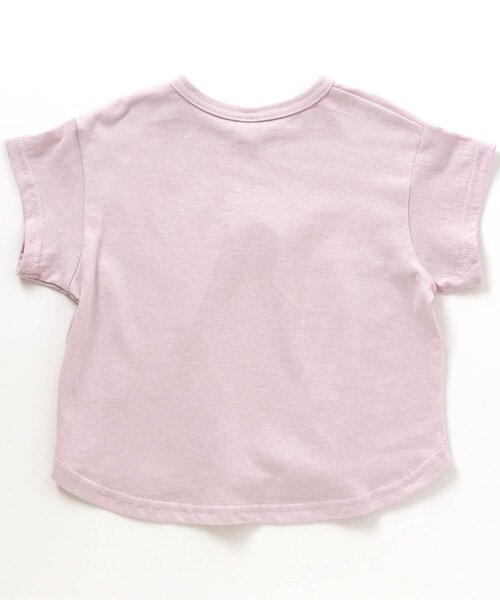 apres les cours(アプレレクール)の「8柄食べ物ワンポイントTシャツ(Tシャツ/カットソー・キッズ・オフホワイト/ピンク/ラベンダー/ブラウン/グレー/ミント/イエロー/オレンジ・100/130/140/110/120/90/80)」の19枚目の写真