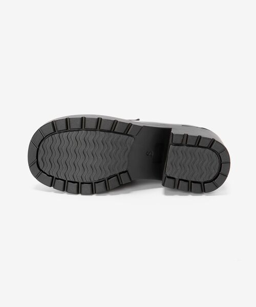 MAJESTIC LEGON（マジェスティックレゴン）の「パールスクエアローファー（ローファー・レディース・ダークブラウン/ブラック・SMALL/MEDIUM/LARGE/X-LARGE）」の6枚目の写真