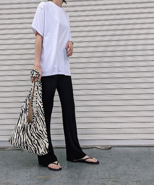 ISOOK(アイスー)の「Zebra tote bag / ゼブラトートバッグ(maai select)(トートバッグ・レディース・アイボリー/ブラウン・FREE)」の7枚目の写真