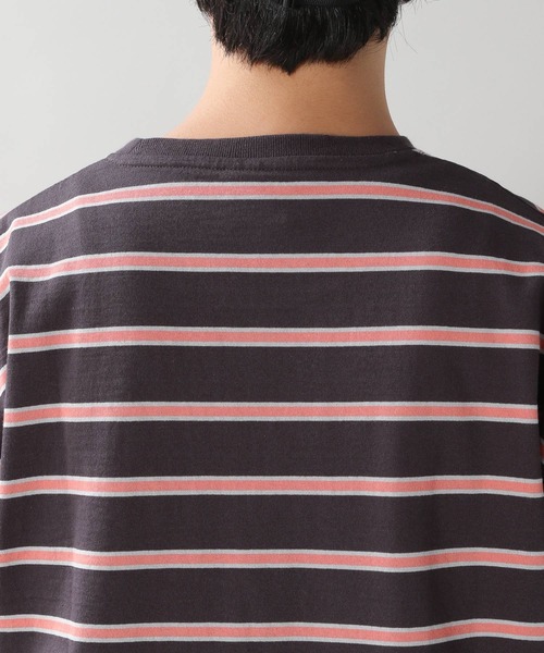 RAGEBLUE（レイジブルー）の「＜SIGNAL SPORTS/シグナルスポーツ＞マルチボーダーTシャツ/203172（Tシャツ/カットソー・メンズ・ブラック/グリーン・MEDIUM/LARGE/X-LARGE）」の4枚目の写真