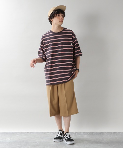 RAGEBLUE（レイジブルー）の「＜SIGNAL SPORTS/シグナルスポーツ＞マルチボーダーTシャツ/203172（Tシャツ/カットソー・メンズ・ブラック/グリーン・MEDIUM/LARGE/X-LARGE）」の17枚目の写真