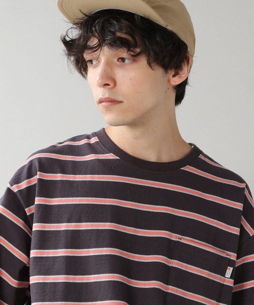 RAGEBLUE（レイジブルー）の「＜SIGNAL SPORTS/シグナルスポーツ＞マルチボーダーTシャツ/203172（Tシャツ/カットソー・メンズ・ブラック/グリーン・MEDIUM/LARGE/X-LARGE）」の9枚目の写真