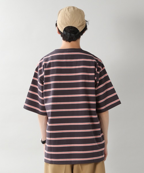 RAGEBLUE（レイジブルー）の「＜SIGNAL SPORTS/シグナルスポーツ＞マルチボーダーTシャツ/203172（Tシャツ/カットソー・メンズ・ブラック/グリーン・MEDIUM/LARGE/X-LARGE）」の15枚目の写真