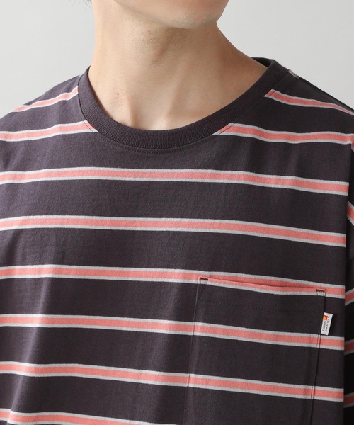 RAGEBLUE（レイジブルー）の「＜SIGNAL SPORTS/シグナルスポーツ＞マルチボーダーTシャツ/203172（Tシャツ/カットソー・メンズ・ブラック/グリーン・MEDIUM/LARGE/X-LARGE）」の18枚目の写真