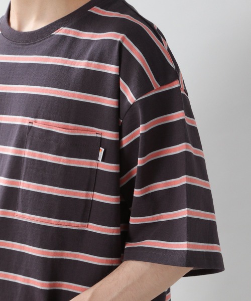 RAGEBLUE（レイジブルー）の「＜SIGNAL SPORTS/シグナルスポーツ＞マルチボーダーTシャツ/203172（Tシャツ/カットソー・メンズ・ブラック/グリーン・MEDIUM/LARGE/X-LARGE）」の12枚目の写真