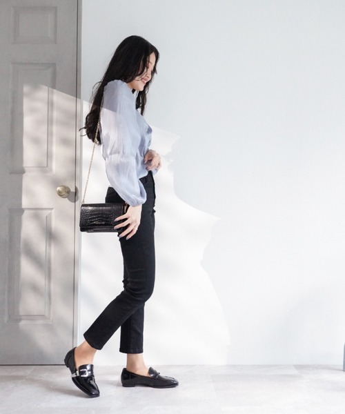 VIVIAN（ヴィヴィアン）の「スクエアトゥバックルベルトローファー  ZOZOTOWN+オフィシャルサイト限定商品（ローファー・レディース・ブラック/ダークブラウン/アイボリー・LL/S/M/L）」の10枚目の写真