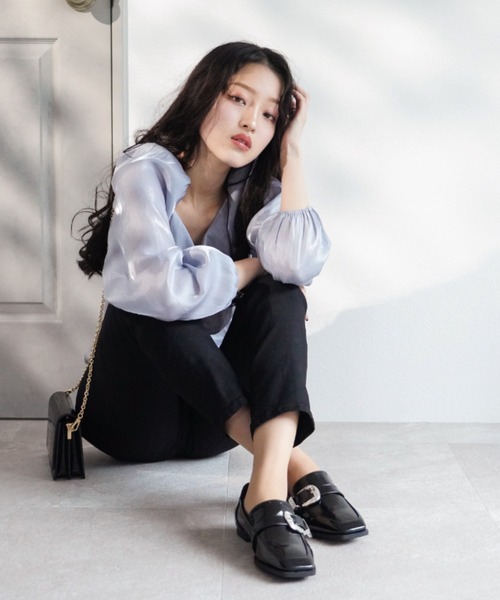 VIVIAN（ヴィヴィアン）の「スクエアトゥバックルベルトローファー  ZOZOTOWN+オフィシャルサイト限定商品（ローファー・レディース・ブラック/ダークブラウン/アイボリー・LL/S/M/L）」の14枚目の写真