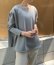 un dix cors | 着心地バツグンな人気素材　ダンボールニットポンチョプルオーバー(スウェット)