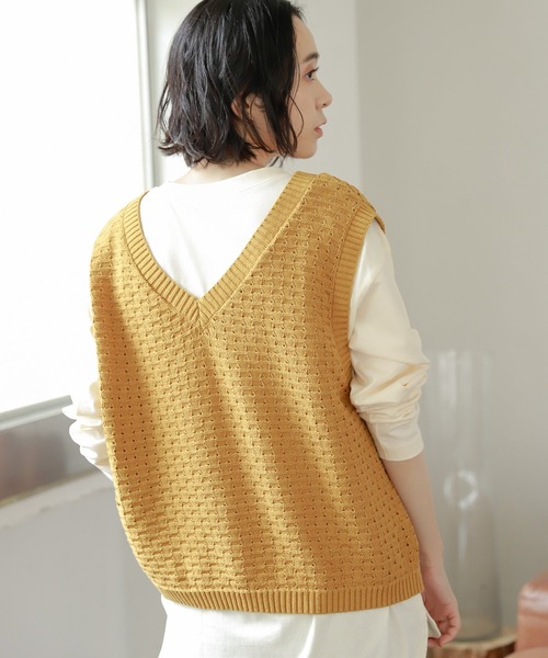 studio CLIP（スタディオクリップ）の「7ゲージポコポコアミベスト