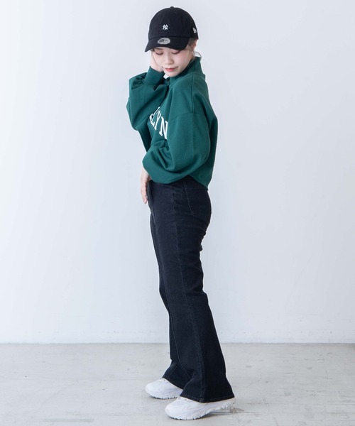 DuKKah(デュカ)の「Dukkah/【低身長向け】デニムピンタックフレアパンツ(デニムパンツ・レディース・ダークインディゴブルー/インディゴブルー/ブラック・XS/S)」の9枚目の写真