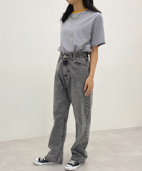 apres jour(アプレジュール)の「細ボーダーTシャツ【ZOZOTOWN限定アイテム】(Tシャツ/カットソー・レディース・ベージュ/サックスブルー/イエロー系その他・フリー/X-LARGE)」の20枚目の写真