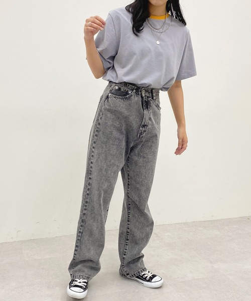 apres jour(アプレジュール)の「細ボーダーTシャツ【ZOZOTOWN限定アイテム】(Tシャツ/カットソー・レディース・ベージュ/サックスブルー/イエロー系その他・フリー/X-LARGE)」の21枚目の写真