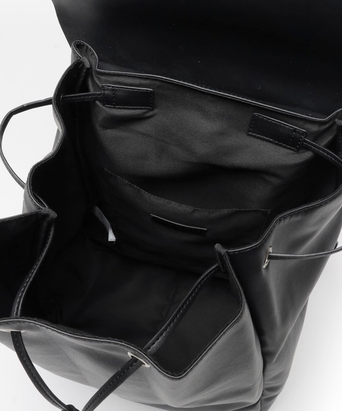 SENSE OF PLACE by URBAN RESEARCH(センスオブプレイスバイアーバンリサーチ)の「フェイクレザーバッグパック(バックパック/リュック・メンズ・ブラウン/ブラック・ONE)」の7枚目の写真