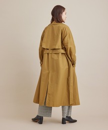 SALON adam et rope' | 撥水加工付きビッグカラーオーバートレンチコート(トレンチコート)