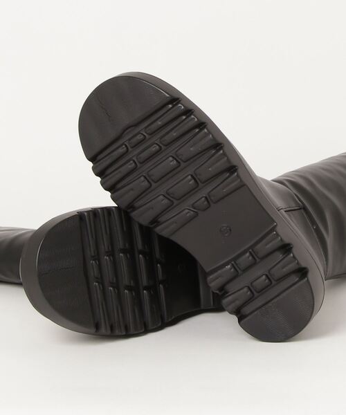 WEGO（ウィゴー）の「WEGO/ボリュームロングブーツ（ブーツ・レディース・ブラック・MEDIUM/LARGE）」の3枚目の写真