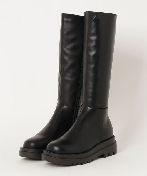 WEGO（ウィゴー）の「WEGO/ボリュームロングブーツ（ブーツ・レディース・ブラック・MEDIUM/LARGE）」の11枚目の写真