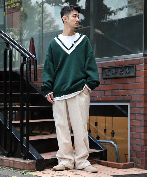 BEAMS（ビームス）の「BEAMS / ワイド コーデュロイパンツ（その他パンツ・メンズ・アイボリー/ブラック/イエローゴールド・SMALL/MEDIUM/LARGE/X-LARGE）」の15枚目の写真