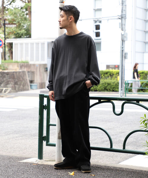 BEAMS（ビームス）の「BEAMS / ワイド コーデュロイパンツ（その他パンツ・メンズ・アイボリー/ブラック/イエローゴールド・SMALL/MEDIUM/LARGE/X-LARGE）」の8枚目の写真