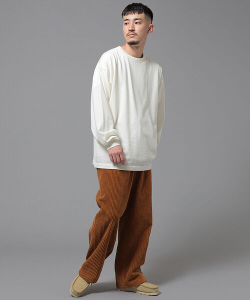 BEAMS（ビームス）の「BEAMS / ワイド コーデュロイパンツ（その他パンツ・メンズ・アイボリー/ブラック/イエローゴールド・SMALL/MEDIUM/LARGE/X-LARGE）」の19枚目の写真