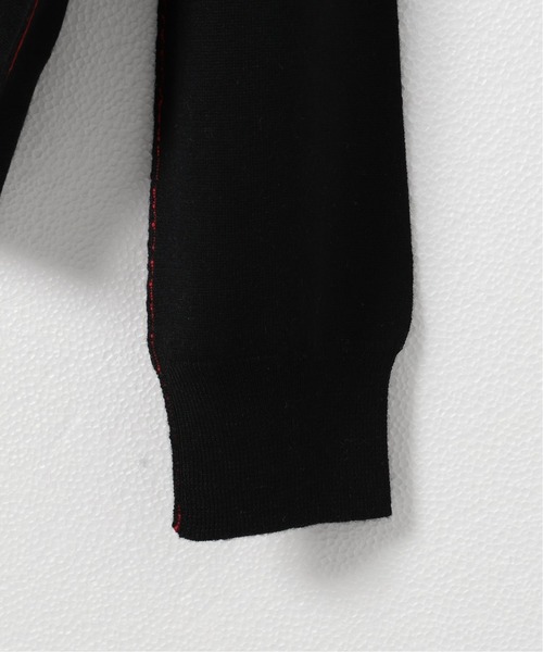 YUKI HASHIMOTO（ユウキハシモト）の「【YUKI HASHIMOTO/ユウキ ハシモト】CONTRAST LINKING ニット（ニット/セーター・メンズ・ブラック・48/50）」の6枚目の写真