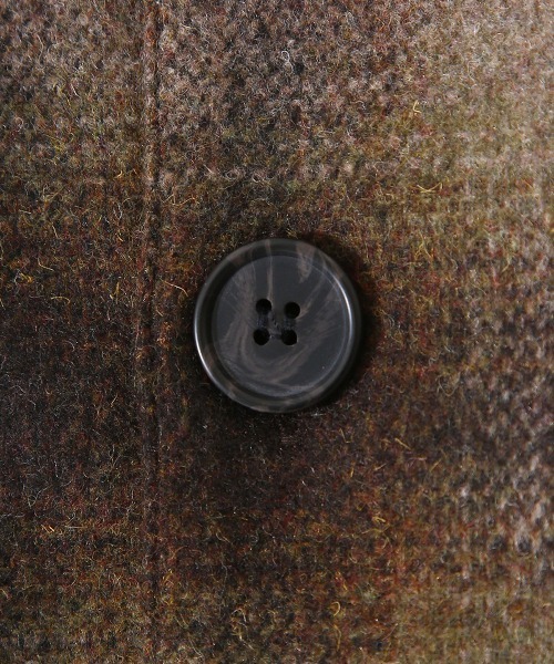 BALLAST ARK（バラストアーク）の「BALLAST ARK / バラストアーク：Pajamas Shirt：BA04-SH001[AST]（シャツ/ブラウス・メンズ・ブラウン系その他/グレー系その他・L/M）」の7枚目の写真