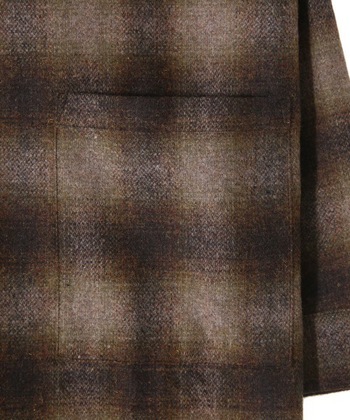 BALLAST ARK（バラストアーク）の「BALLAST ARK / バラストアーク：Pajamas Shirt：BA04-SH001[AST]（シャツ/ブラウス・メンズ・ブラウン系その他/グレー系その他・L/M）」の8枚目の写真