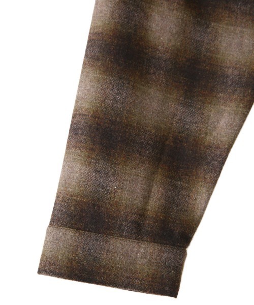 BALLAST ARK（バラストアーク）の「BALLAST ARK / バラストアーク：Pajamas Shirt：BA04-SH001[AST]（シャツ/ブラウス・メンズ・ブラウン系その他/グレー系その他・L/M）」の9枚目の写真