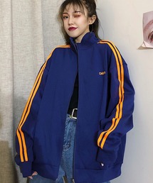 DEVICE | ダブルライン シンプル　トラックジャケット ジャージ(ジャージ)