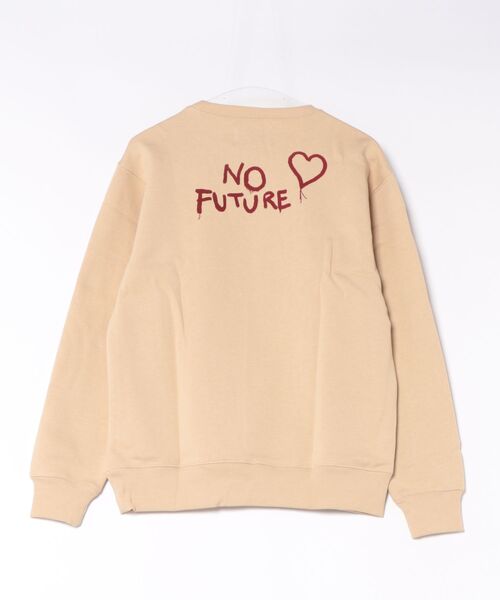 JUGLANS(ユグランス)の「【BRANDALISED】Banksy NO FUTURE クルーSWEAT/メンズ(スウェット・メンズ・ホワイト/ブラック/ライトベージュ・M/L/XL)」の7枚目の写真