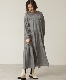 NATURAL BEAUTY BASIC | 2WAYプリントワンピース(ワンピース)