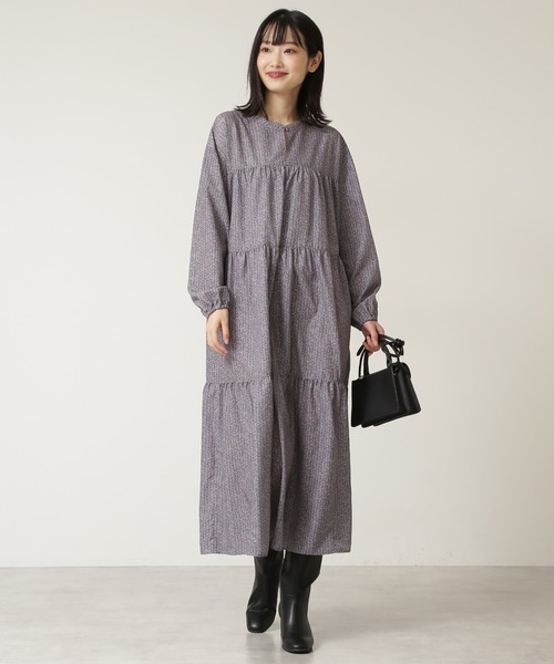 NATURAL BEAUTY BASIC（ナチュラルビューティーベーシック）の「２ＷＡＹプリントワンピース（ワンピース・レディース・ピンク系その他/ブルー系その他・SMALL/MEDIUM）」の16枚目の写真