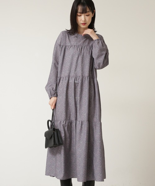 NATURAL BEAUTY BASIC（ナチュラルビューティーベーシック）の「２ＷＡＹプリントワンピース（ワンピース・レディース・ピンク系その他/ブルー系その他・SMALL/MEDIUM）」の8枚目の写真