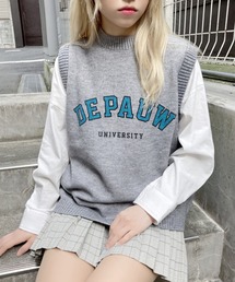 カレッジニットベスト