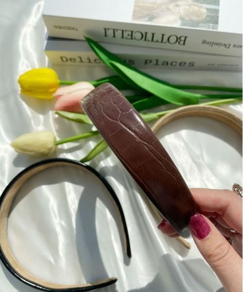 PairPair(ペアペア)の「クロコカチューシャ(カチューシャ・レディース・ブラック/ブラウン/ベージュ・フリー)」の8枚目の写真