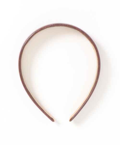 PairPair(ペアペア)の「クロコカチューシャ(カチューシャ・レディース・ブラック/ブラウン/ベージュ・フリー)」の5枚目の写真