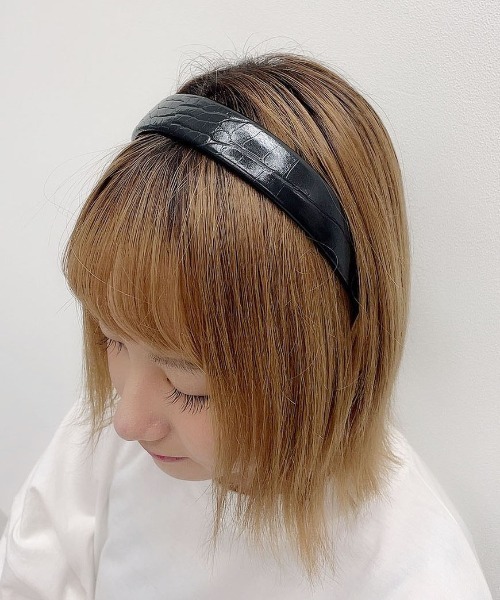 PairPair(ペアペア)の「クロコカチューシャ(カチューシャ・レディース・ブラック/ブラウン/ベージュ・フリー)」の21枚目の写真