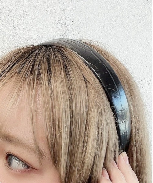 PairPair(ペアペア)の「クロコカチューシャ(カチューシャ・レディース・ブラック/ブラウン/ベージュ・フリー)」の22枚目の写真