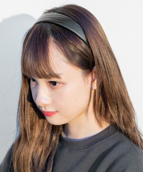 PairPair(ペアペア)の「クロコカチューシャ(カチューシャ・レディース・ブラック/ブラウン/ベージュ・フリー)」の15枚目の写真