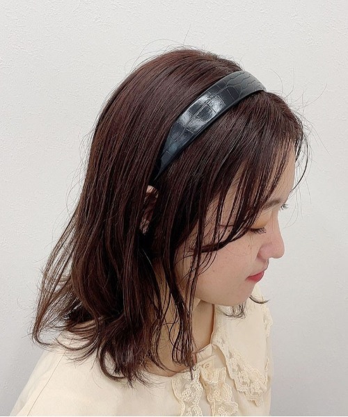 PairPair(ペアペア)の「クロコカチューシャ(カチューシャ・レディース・ブラック/ブラウン/ベージュ・フリー)」の18枚目の写真