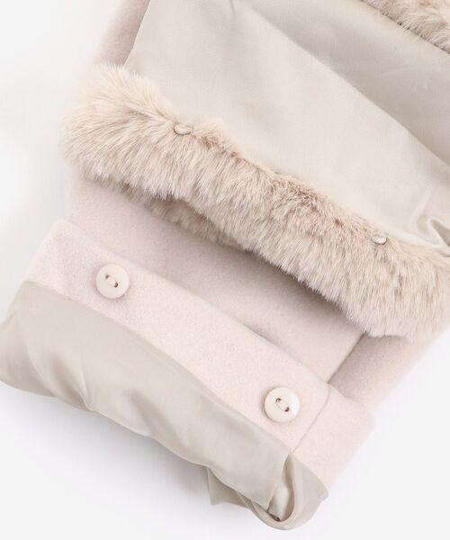 MAJESTIC LEGON（マジェスティックレゴン）の「上品ノーカラーコート（ノーカラーコート・レディース・グレイッシュベージュ/ピンクベージュ/ブラック・SMALL/MEDIUM）」の8枚目の写真