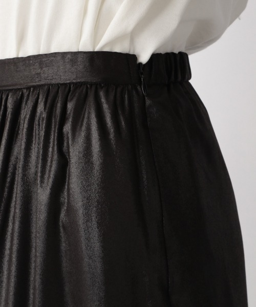 LOWRYS FARM（ローリーズファーム）の「コーティングティアードスカート　236950（スカート・レディース・ブラック/カーキ・FREE）」の8枚目の写真