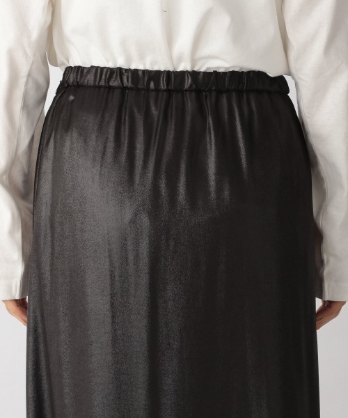 LOWRYS FARM（ローリーズファーム）の「コーティングティアードスカート　236950（スカート・レディース・ブラック/カーキ・FREE）」の10枚目の写真