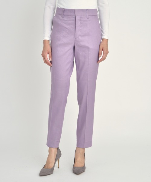 YANUK（ヤヌーク）の「【YANUK/ヤヌーク】スリムテーパード トラウザー"RUTH"（その他パンツ・レディース・ラベンダー・S/M/XS）」の2枚目の写真