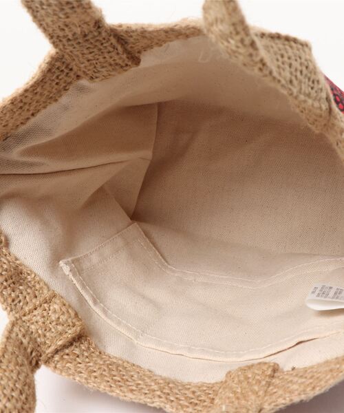 チチカカ（チチカカ）の「ジュート＆アフリカンプリントバッグ（トートバッグ・レディース・レッド/ブルー/グリーン・FREE）」の7枚目の写真