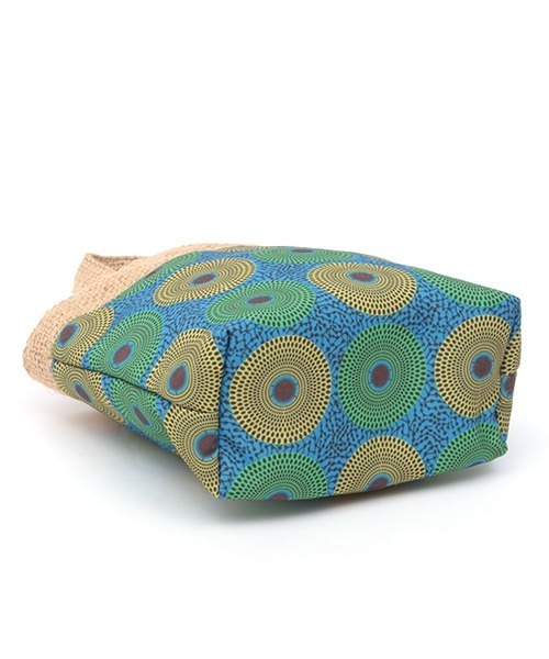 チチカカ（チチカカ）の「ジュート＆アフリカンプリントバッグ（トートバッグ・レディース・レッド/ブルー/グリーン・FREE）」の19枚目の写真