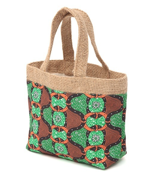 チチカカ（チチカカ）の「ジュート＆アフリカンプリントバッグ（トートバッグ・レディース・レッド/ブルー/グリーン・FREE）」の15枚目の写真